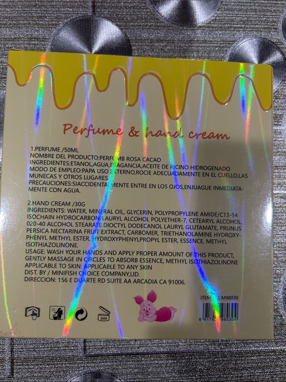 Kids Yellow Perfume & Hand Cream Gift Set - Picture 2 of 2